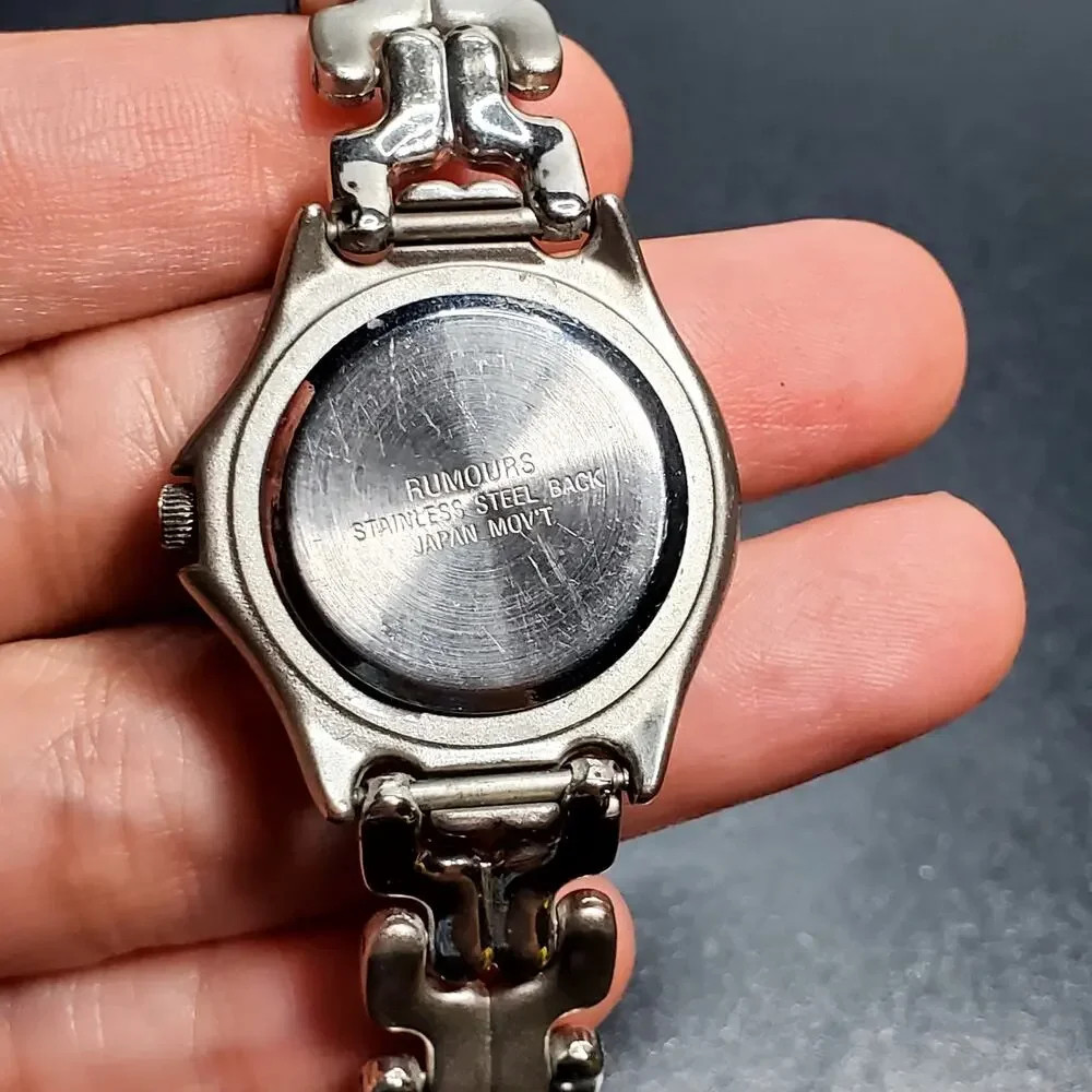 Rumours Watch Women Silver Stainless Steel White Quartz 6.5